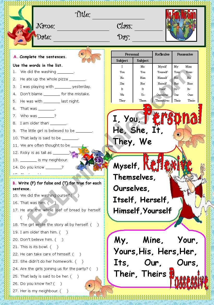 pronouns-personal-reflexive-possessive-b-w-included-2pages-esl-worksheet-by-arielmlee